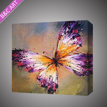 350x350 A Vivid Traditional Hand Painted Butterfly Painting For Home Wall - Butterfly Painting