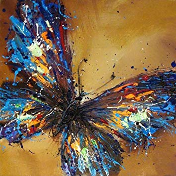 355x355 Pandaie Full Drill 5d Diamond Magic Butterfly Painting - Butterfly Painting