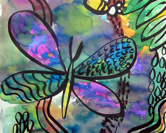 700x561 Butterfly Painting Kids 2012 Camp Img 0222 - Butterfly Painting For Kids