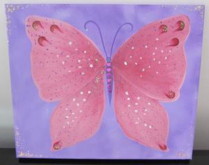 300x237 Folk Art Painting Australia - Butterfly Painting For Kids