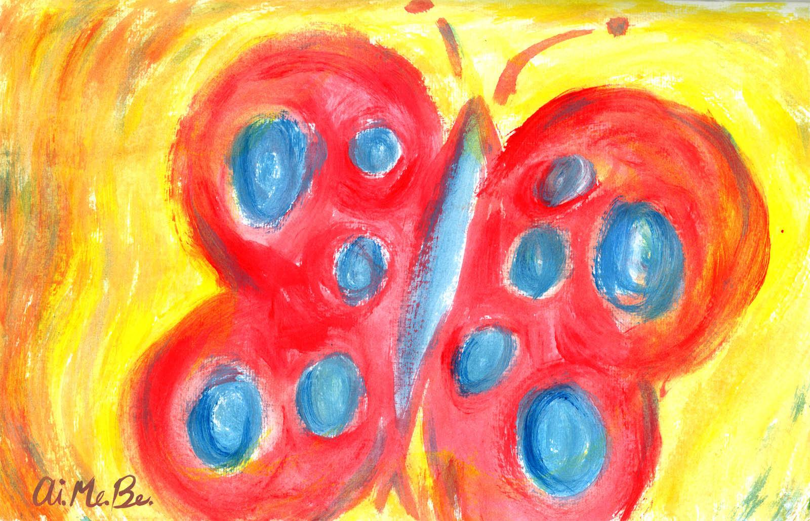 1600x1030 Magical Butterfly - Butterfly Painting For Kids