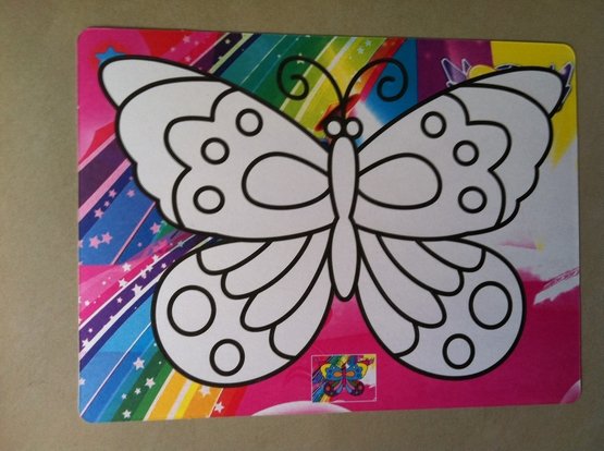 555x414 Children's Toys Sand Art Set Preschool Toys Children's Color Sand - Butterfly Painting For Kids