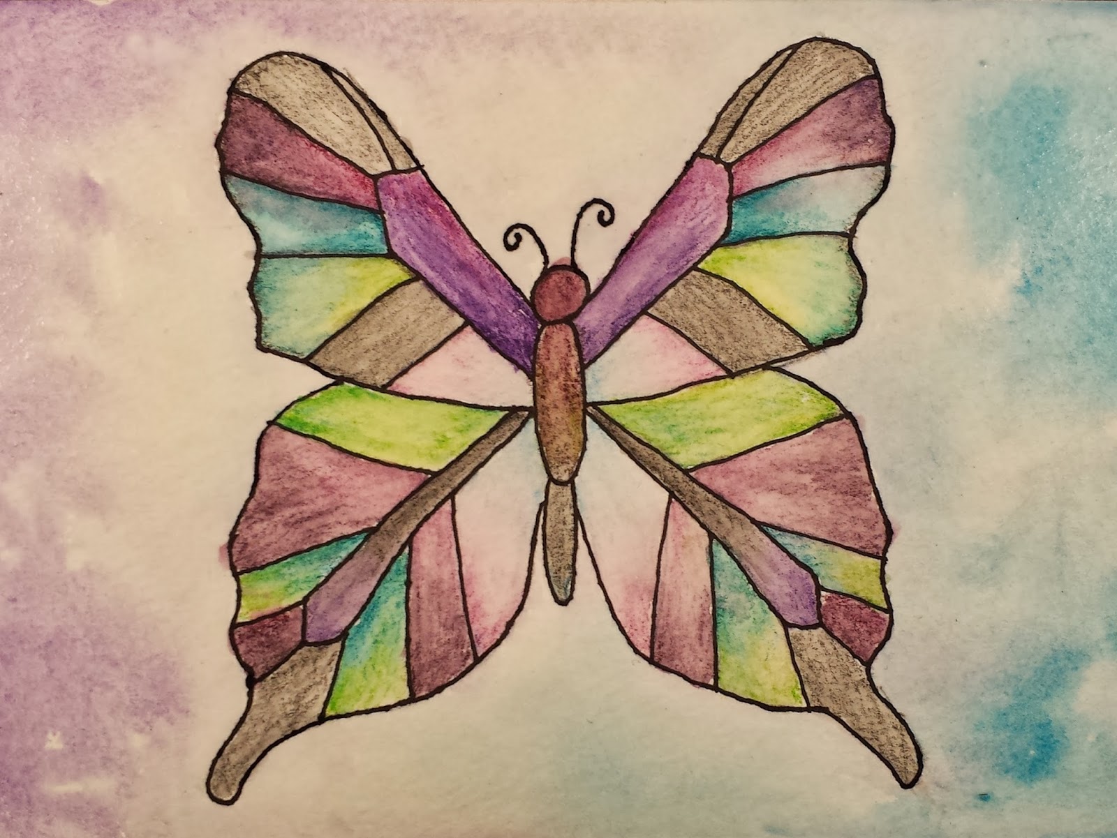 1600x1201 Angela Anderson Art Blog Butterfly Watercolor Paintings - Butterfly Painting For Kids