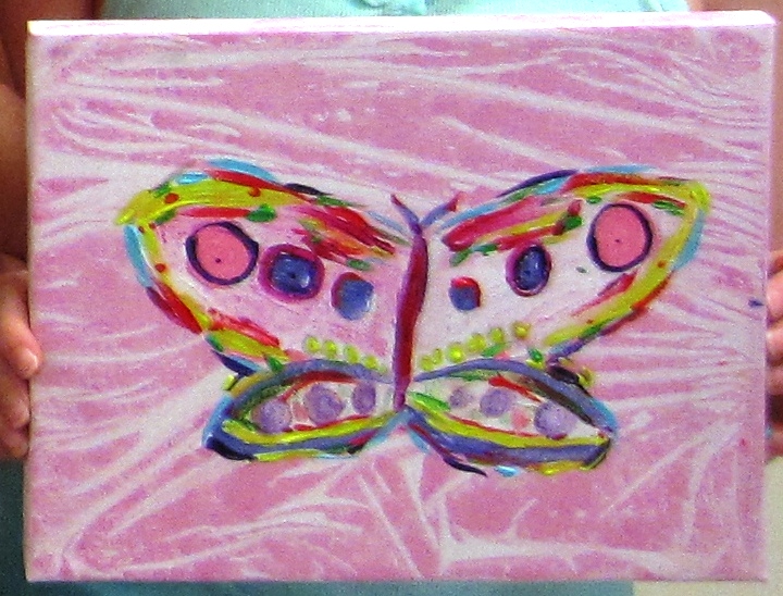 720x548 Angela Anderson Art Blog Kid's Painting Class - Butterfly Painting For Kids