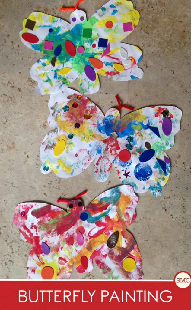 633x1024 Butterfly Painting Craft For Toddlers - Butterfly Painting For Toddlers