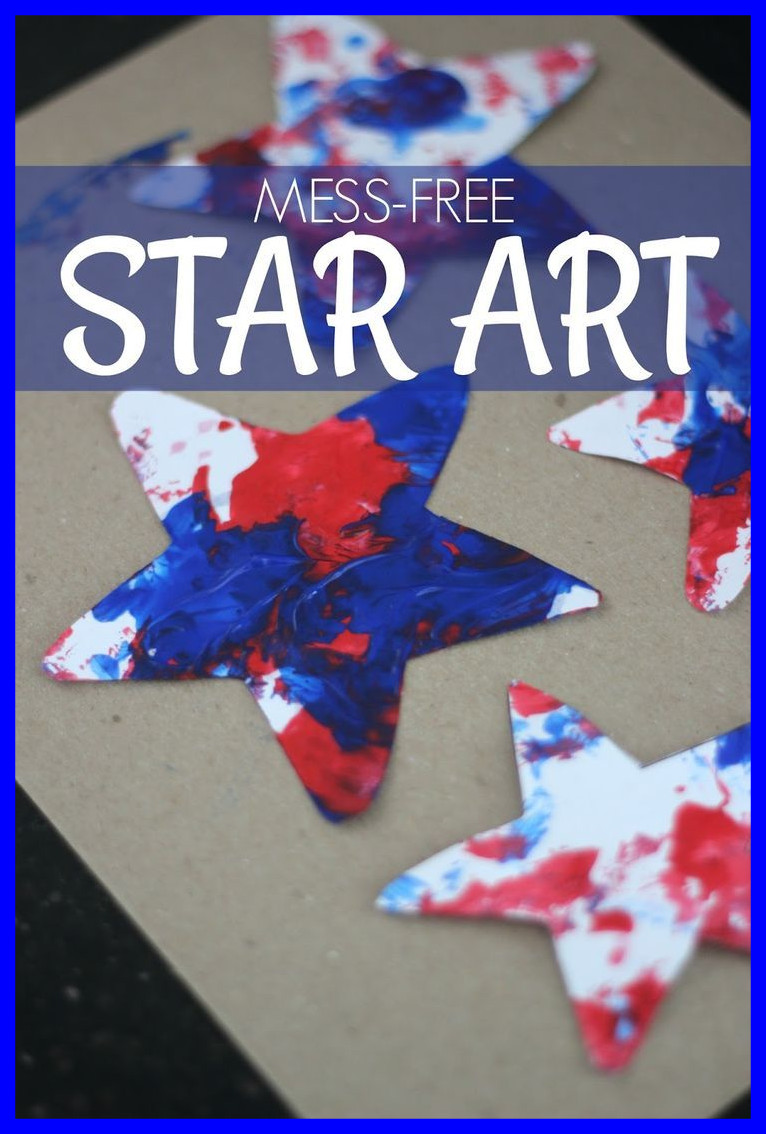 766x1134 Astonishing Mess Patriotic Star Painting Kid For And Image - Butterfly Painting For Toddlers
