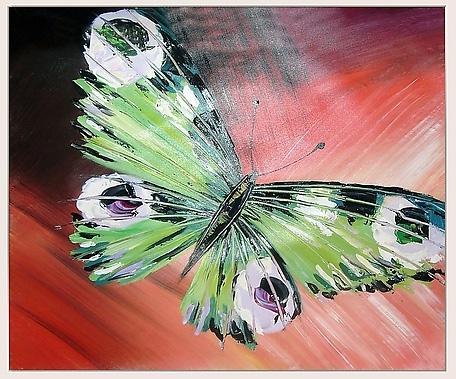Butterfly Painting On Canvas