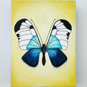 354x354 New Arrive Handmade Canvas Oil Painting Modern Knife Butterfly - Butterfly Painting On Canvas