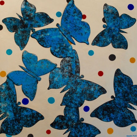 475x475 Butterfly Painting By Silvester Hustito Bryans Gallery %c - Butterfly Painting Pictures