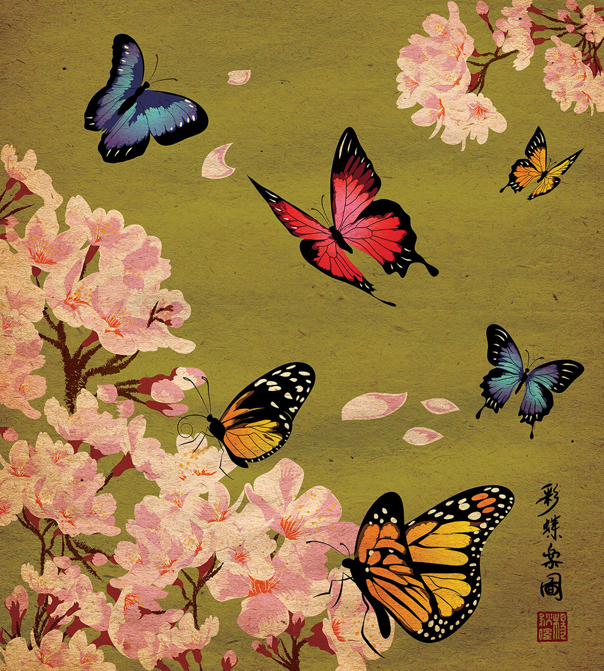 1200x1334 Butterfly Lovers (Digital Painting) On Behance - Butterfly Painting Pictures