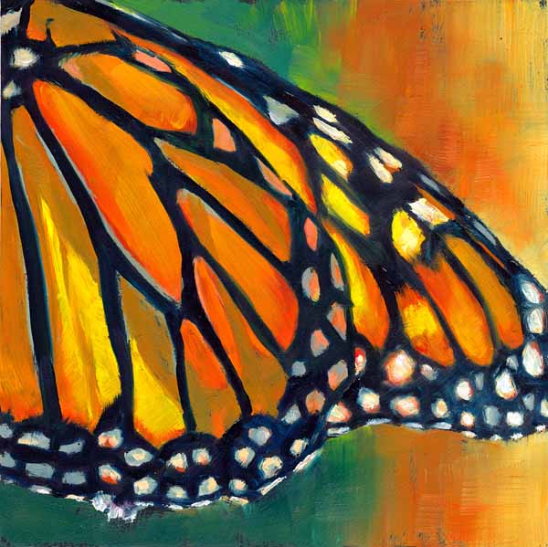 600x599 Brenda Ferguson Madam Butterfly - Butterfly Wing Painting