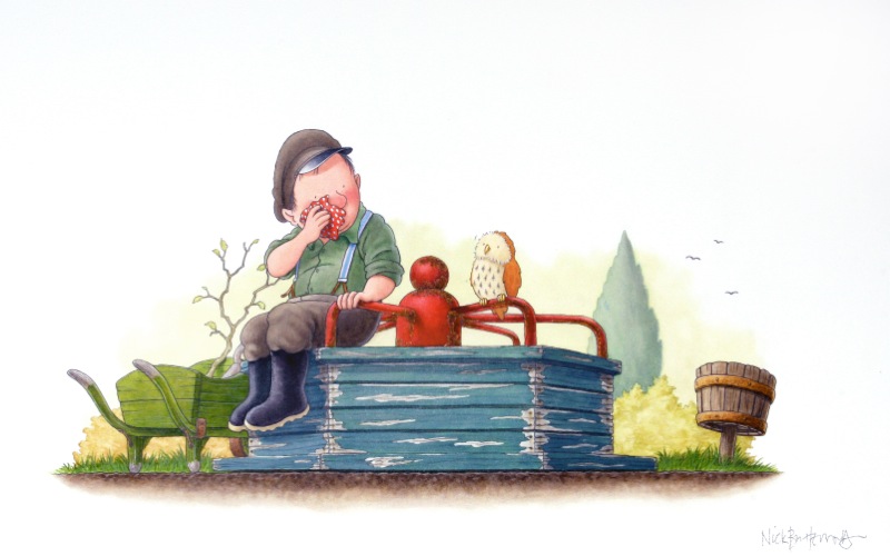 800x500 The Roundabout Needs Painting By Nick Butterworth - Butterworth Painting