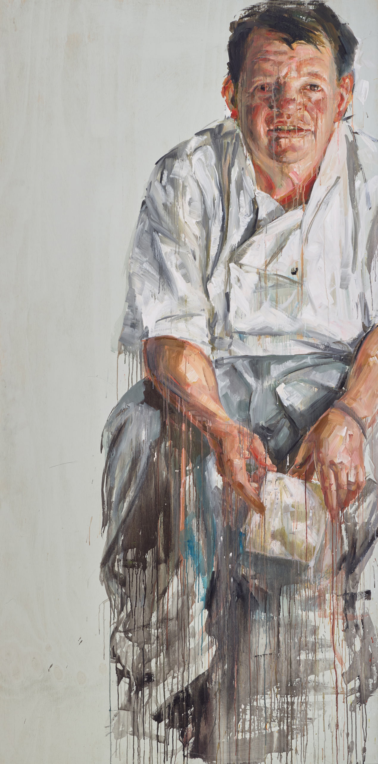 1269x2560 Daniel Butterworth Annie Smithers Archibald Prize 2016 Art - Butterworth Painting