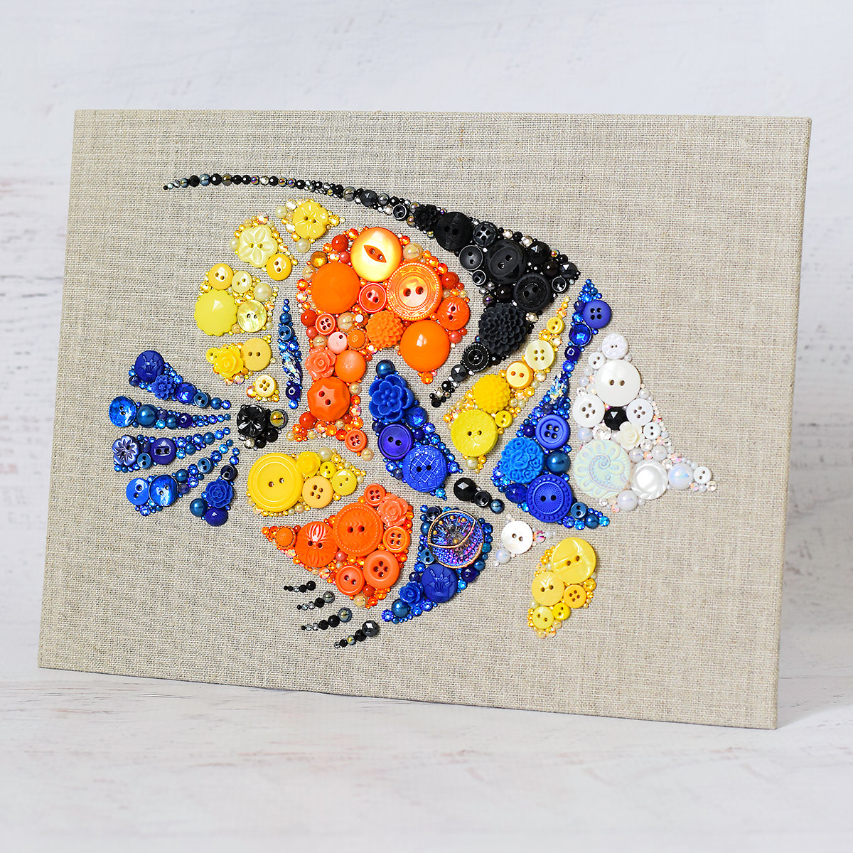 1200x1200 Painted With Buttons! My Obt - Button Painting