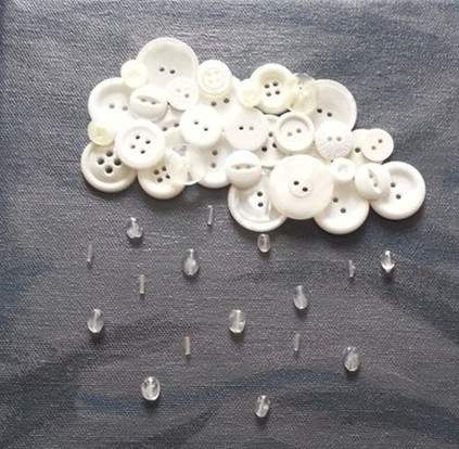 423x414 Buttons Painting Fashion Beads And Accessories - Button Painting