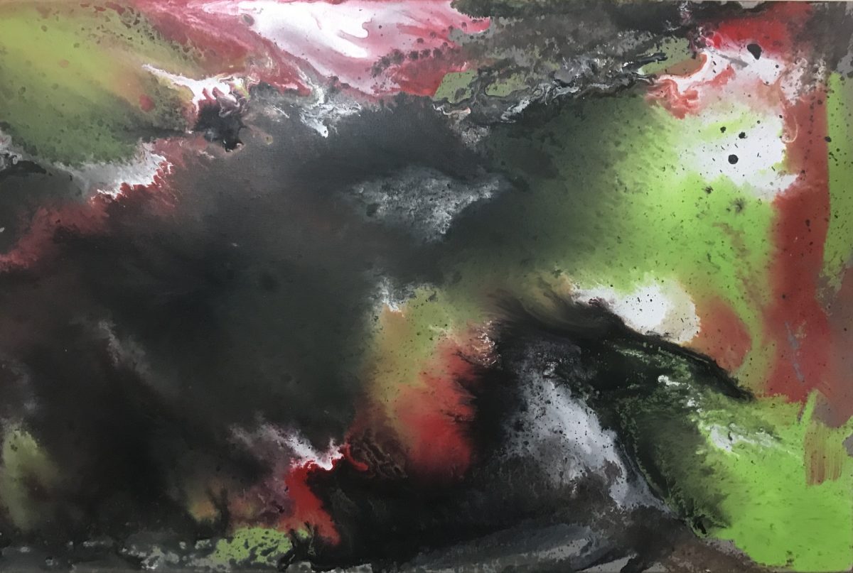 1200x807 Intoxication Abstract Painting By Rafael Aduna Buy Affordable - Buy Abstract Painting