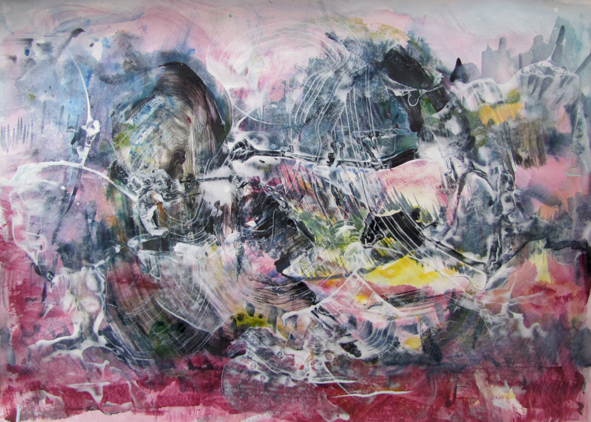 1200x857 It's Never Too Late, Abstract Original Painting (Dmitri Matkovsky) - Buy Abstract Painting