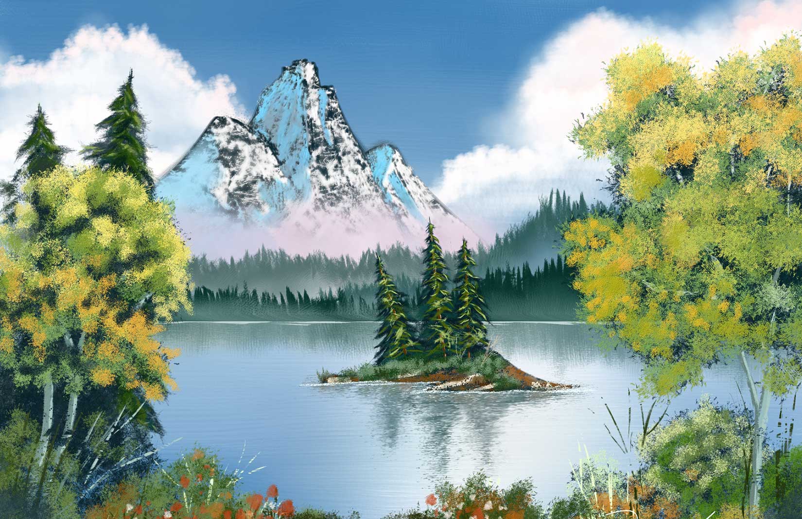1650x1068 Digital Art Amp Painting Software - Buy Authentic Bob Ross Painting