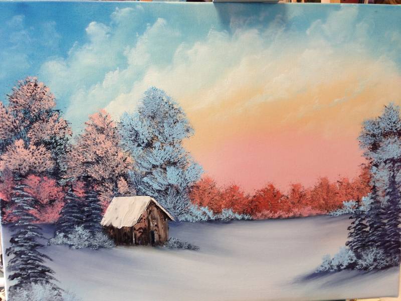 800x600 Bob Ross Painting For Beginners Monroe, Ct Patch - Buy Bob Ross Painting