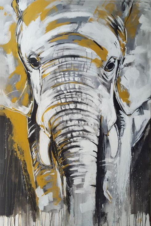 491x735 Elephant - Buy Elephant Painting