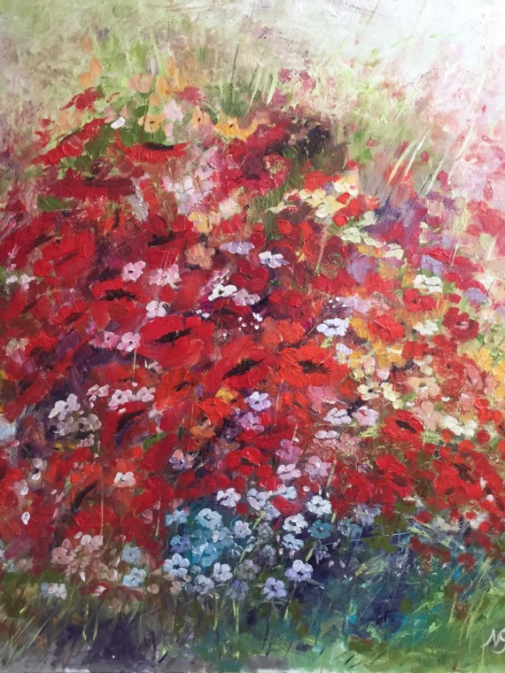 570x760 Buy Meadow Flowers - Buy Flower Painting