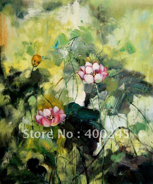 500x600 Buy Flower Oil Paintings Floral Paintings Water - Buy Flower Painting