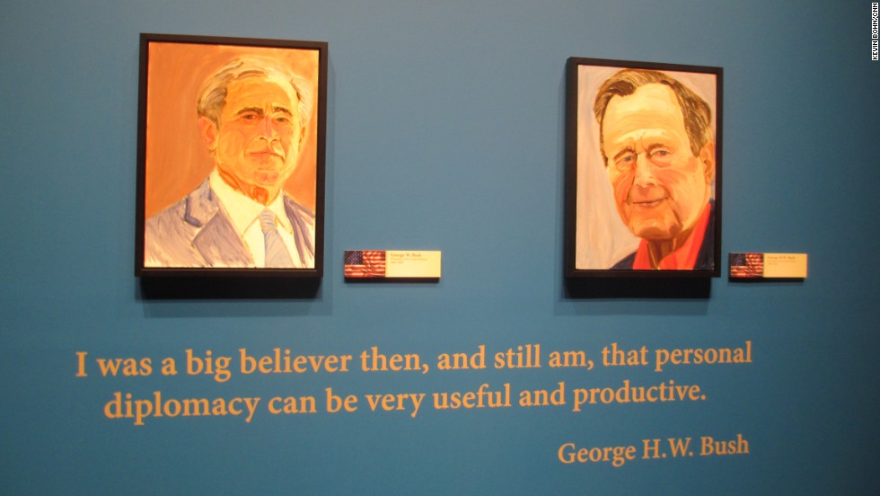980x552 Paintings Unveil George W. Bush's Softer Side - Buy George Bush Painting