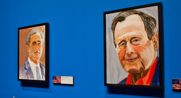 605x328 The Art Of George W. Bush - Buy George Bush Painting