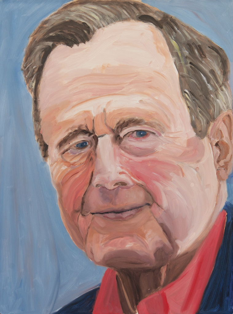 759x1024 George H.w. Bush President Of The United States 1989 - Buy George Bush Painting