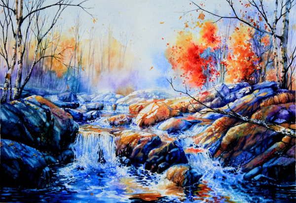 600x412 Buy Landscape Paintings And Prints Direct From Artist Hanne Lore - Buy Landscape Painting