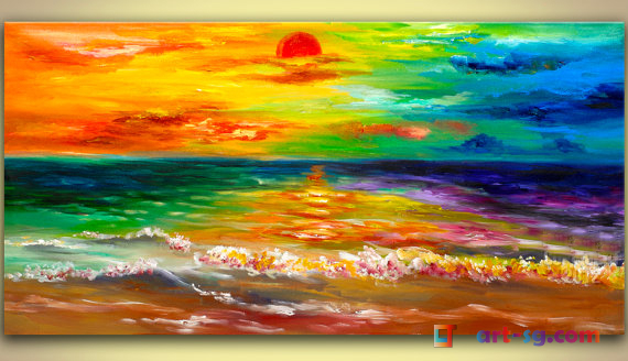 570x328 Landscape Paintings Lj Oil Painting 100% Hand Made Hand - Buy Landscape Painting