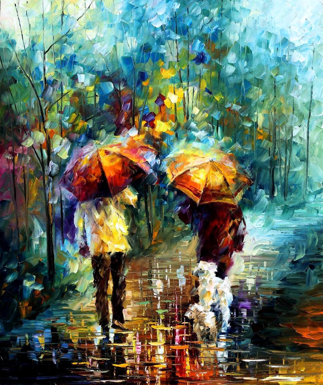 1050x1249 Leonid Afremov, Oil On Canvas, Palette Knife, Buy Original - Buy Landscape Painting