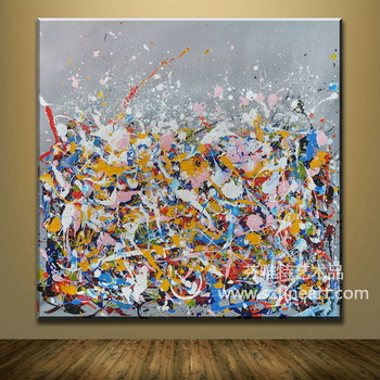 350x350 Jackson Pollock Oil Painting On Canvas - Buy Oil Painting