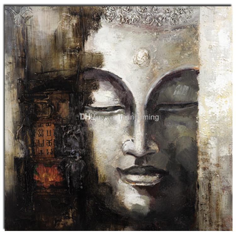 750x750 Cheap Wholesale 100% Handmade Buddha Oil Painting Square Religion - Buy Portrait Painting