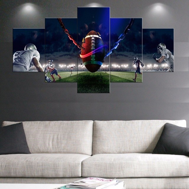 640x640 Buy 5 Piece Rugby Sports Prints Posters Modern - Buy Prints Of Painting