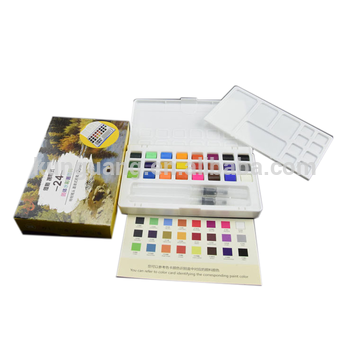 350x350 Best Quality Solid Color Easy Painting Watercolor Paint Set - Buy Watercolor Painting