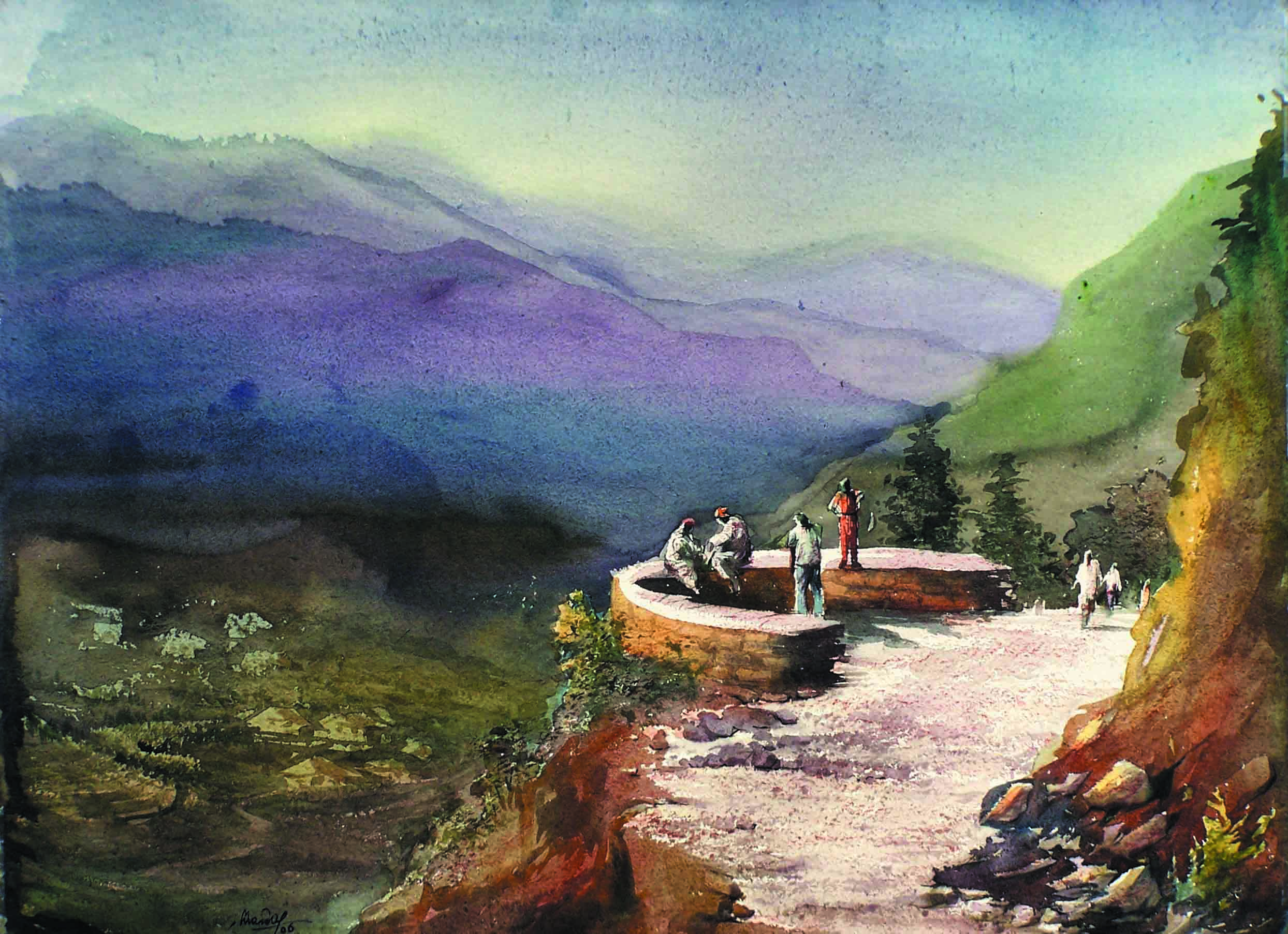 2488x1805 Buy Indian Art Online, Online Indian Paintings, Buy Watercolour - Buy Watercolour Painting