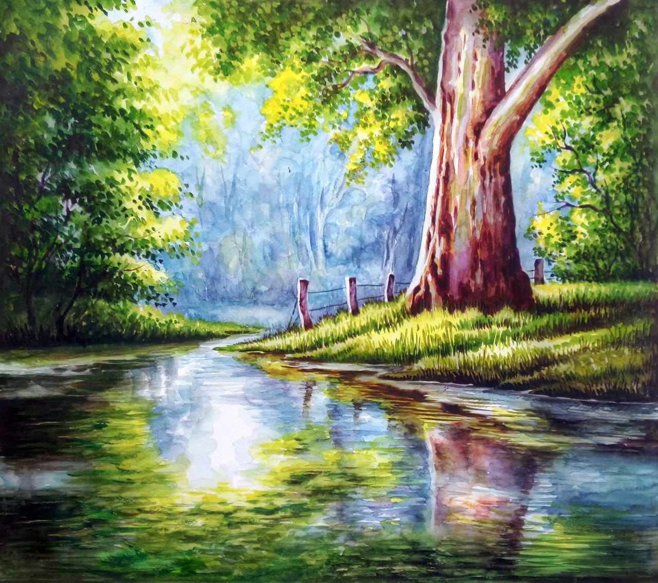 1280x1135 Buy Nature - Buy Watercolour Painting