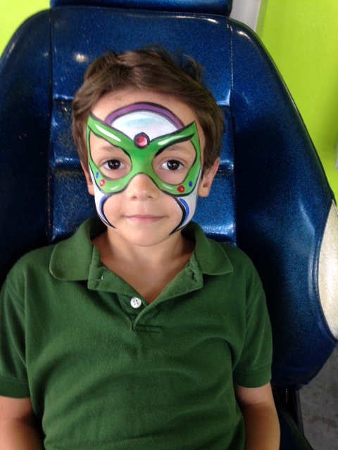 480x640 Our Last Disney Day (Oct. 6th) Greater Fitness - Buzz Lightyear Face Painting