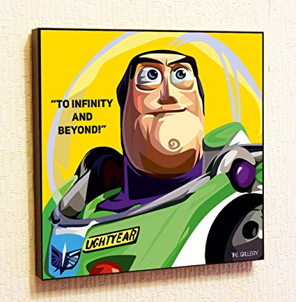 425x434 Buzz Lightyear Toy Story Decor Motivational Quotes Wall Decals Pop - Buzz Lightyear Painting