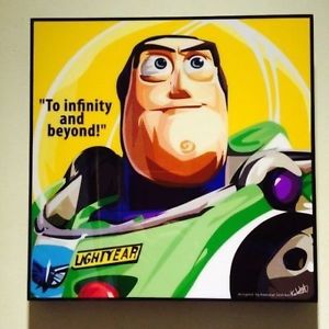 300x300 Buzz Lightyear Toy Story Canvas Quotes Wall Decals Photo Painting - Buzz Lightyear Painting