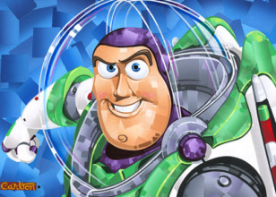 308x220 Buzz Lightyear Original And Limited Edition Art - Buzz Lightyear Painting