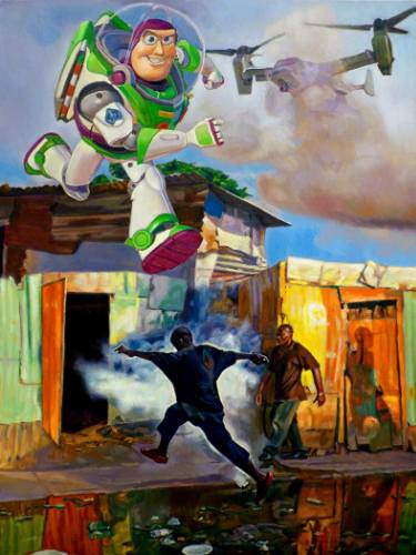 375x500 Buzz Lightyear Paintings For Sale Saatchi Art - Buzz Lightyear Painting