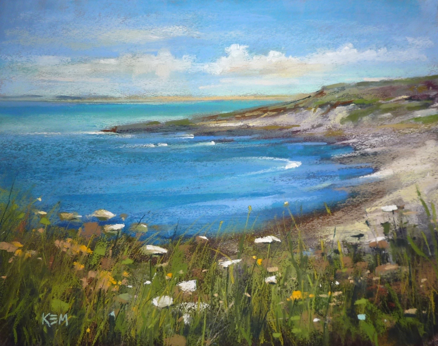 1488x1176 Painting My World Pastel In Ireland Part Three Painting By The Sea - By The Sea Painting