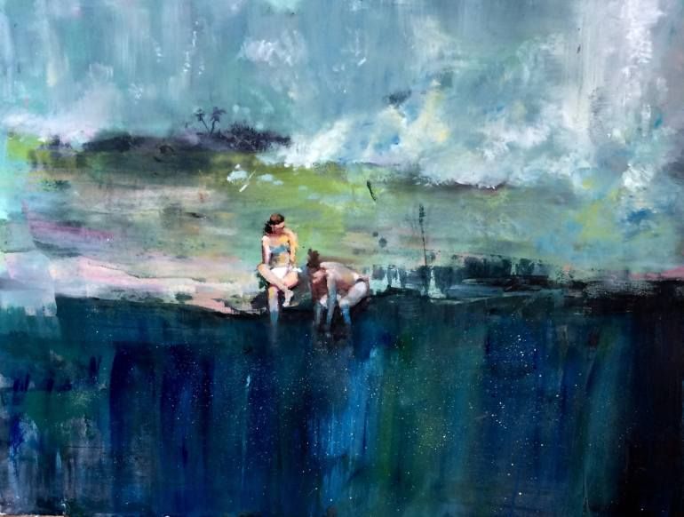 770x582 Pin By Fern Acheson On Art Buy Prints, Saatchi Art - By The Sea Painting