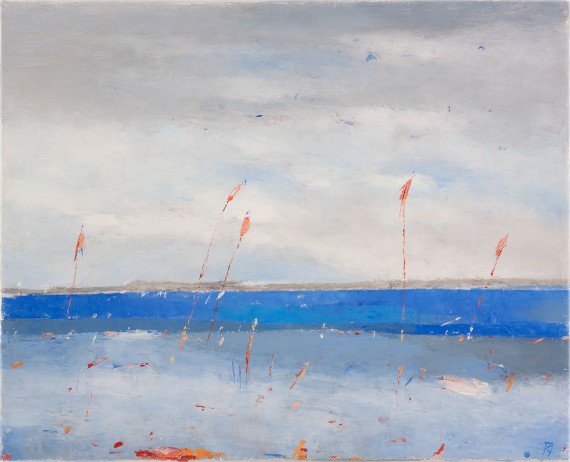 570x462 Buy Calm Day By The Sea - By The Sea Painting
