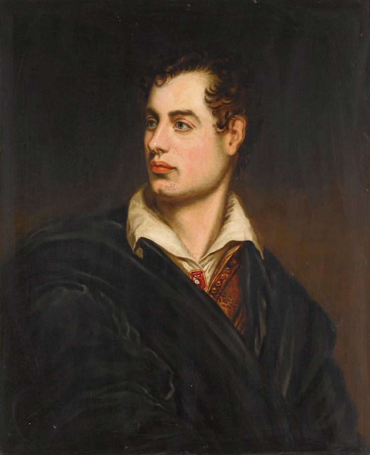732x900 Portrait Of Lord Byron Painting By Thomas Phillips - Byron Painting