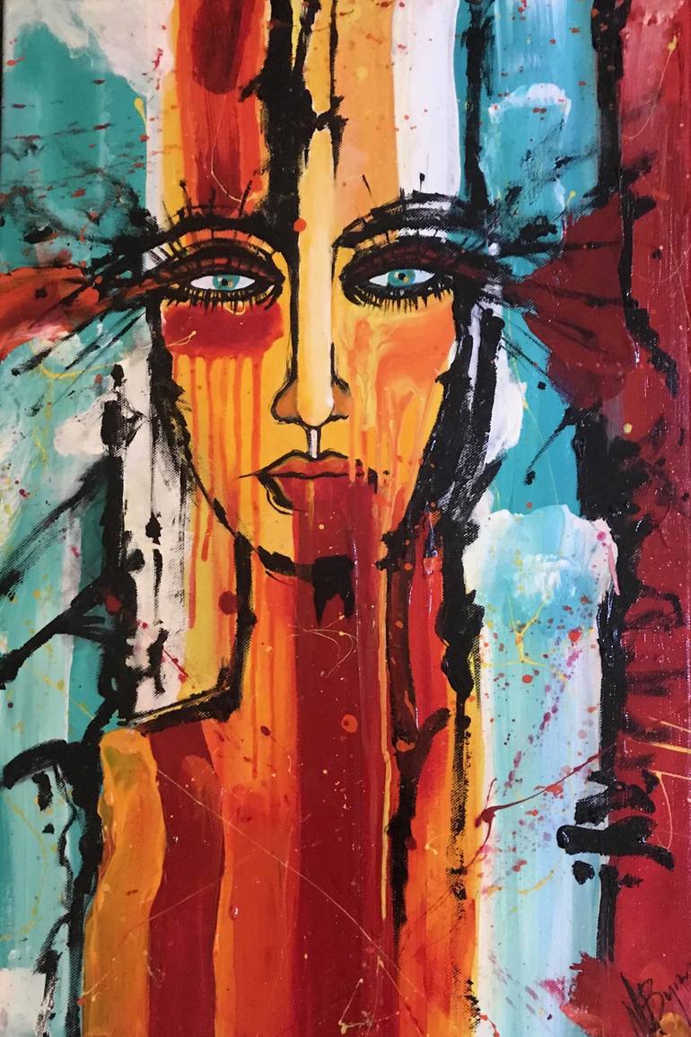 770x1155 Saatchi Art Demise Of Naomi Painting By Nancy Byron - Byron Painting