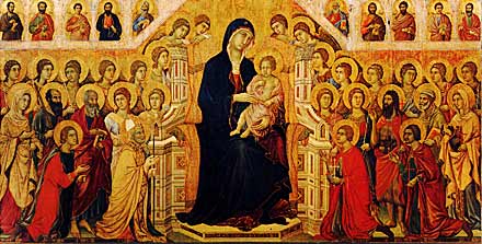 440x223 Medieval Egg Tempera Painting Duccio Di Buoninsegna - Byzantine Painting Style