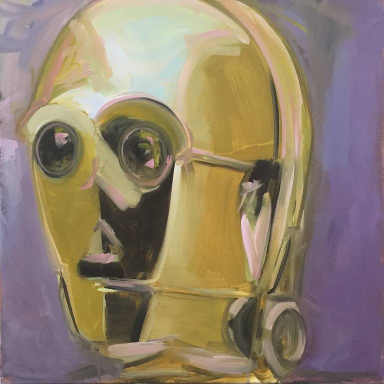 770x770 Saatchi Art C3po Painting By Kim Kimbro - C3po Painting
